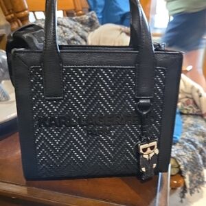 Karl Lagerfeld Black Women's Bag, EUC